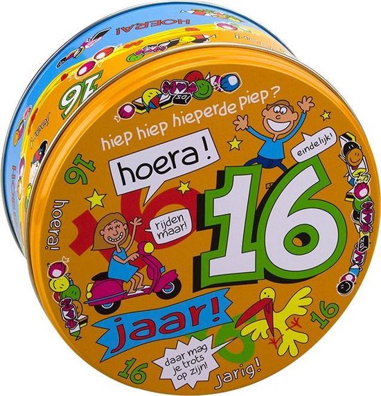 Fylld godisburk 16 år och 500 gram