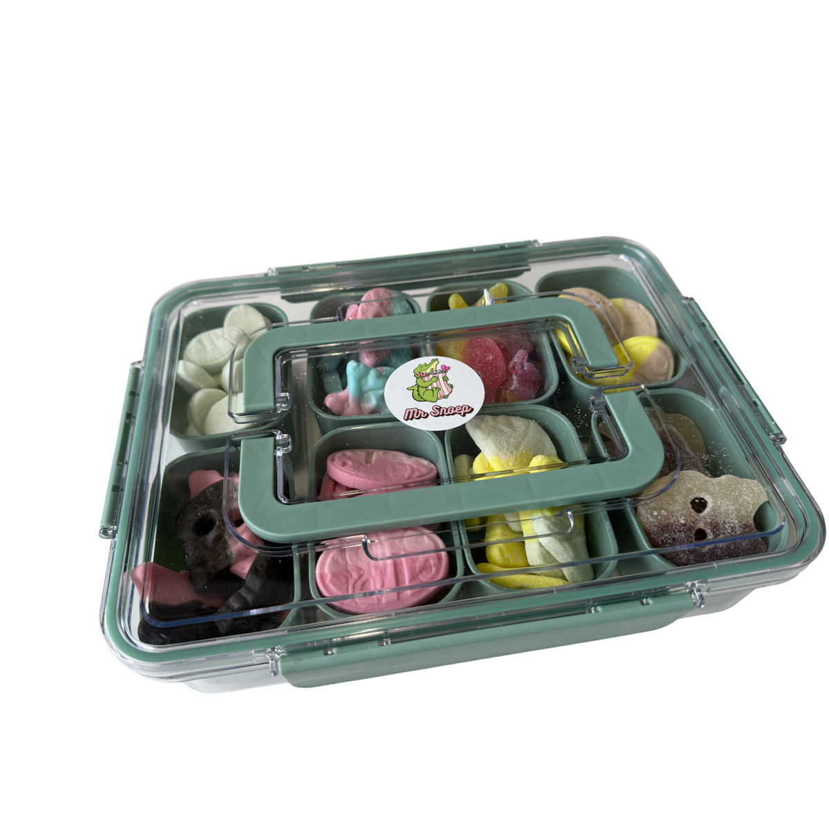 Snackbox med Bubs Godis 1 kg