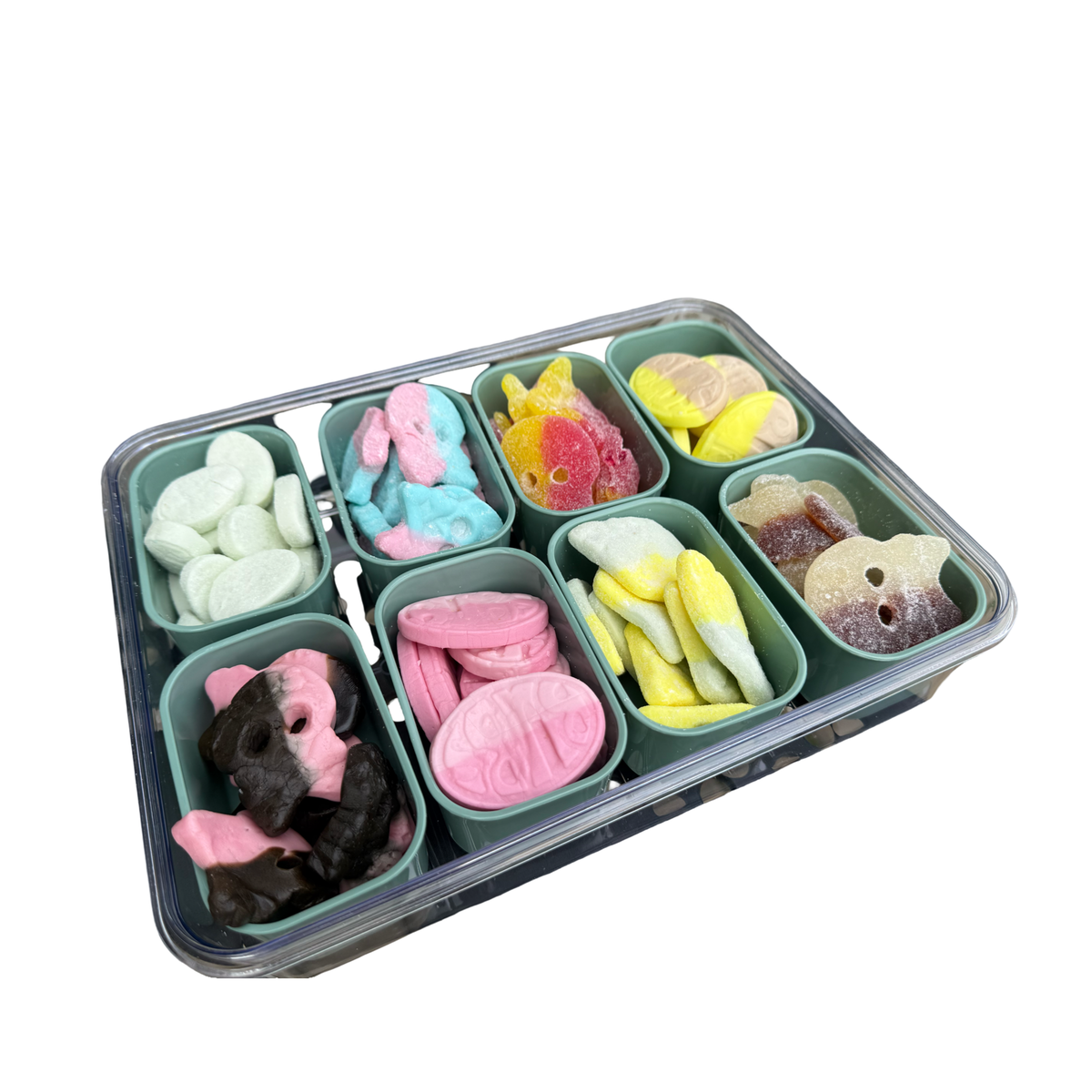 Snackbox med Bubs Godis 1 kg