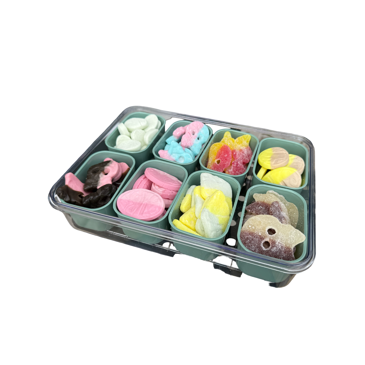 Snackbox med Bubs Godis 1 kg