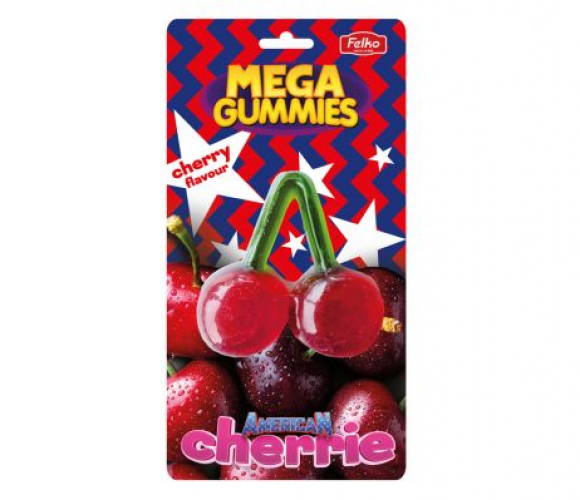 Mega Gummies American Cherry 120 g