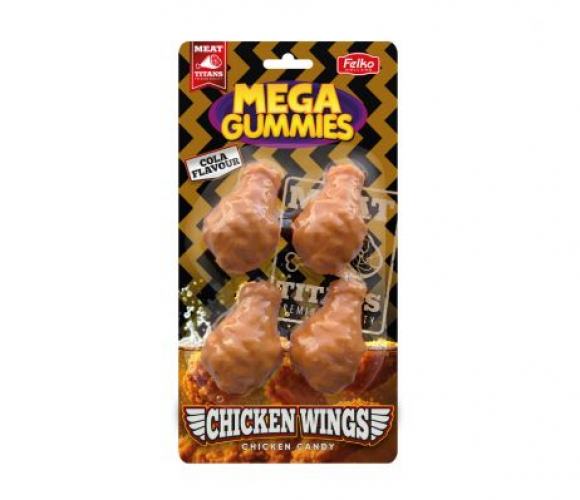 Mega Gummies kycklingvingar 120 gram