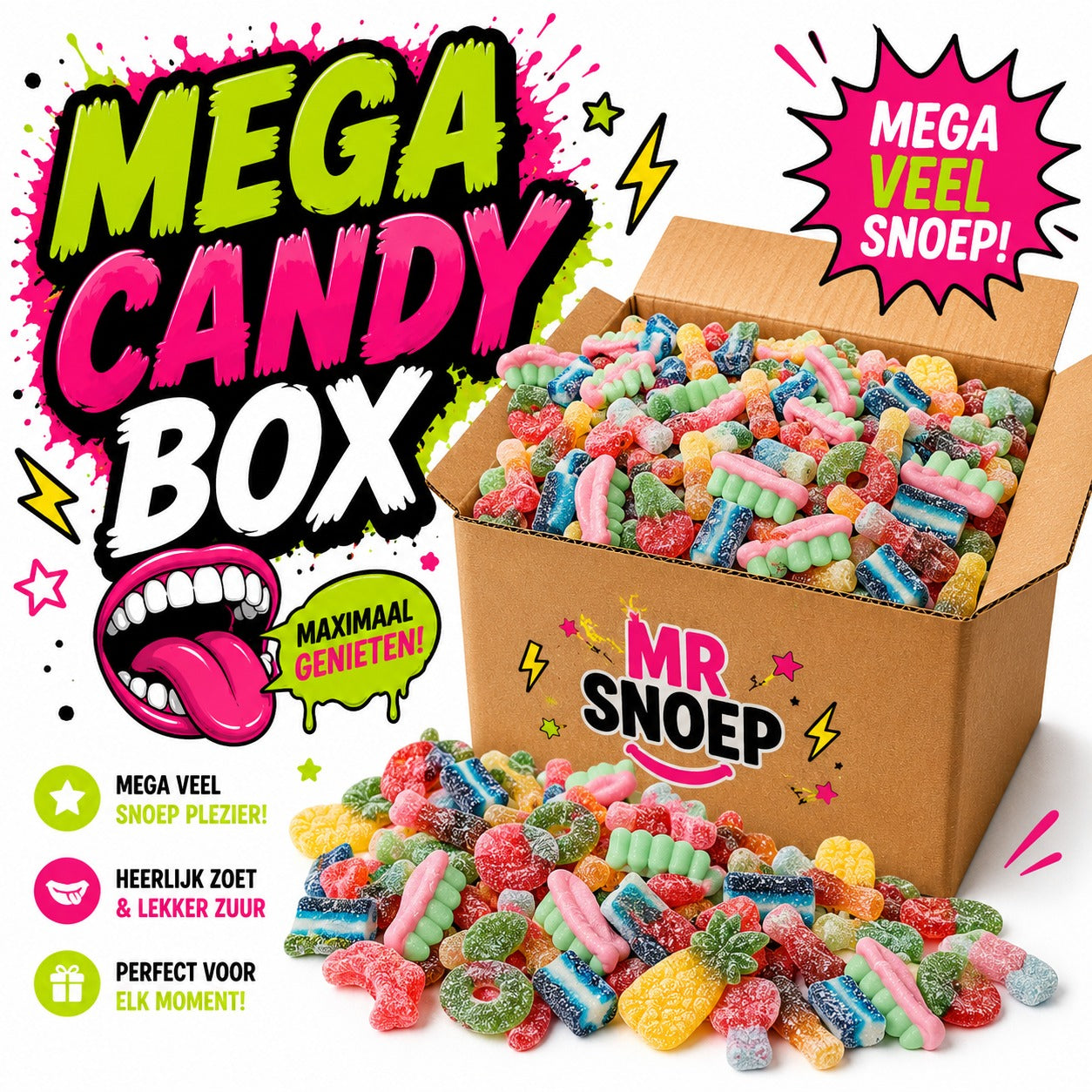Mr Snoep Godisbox