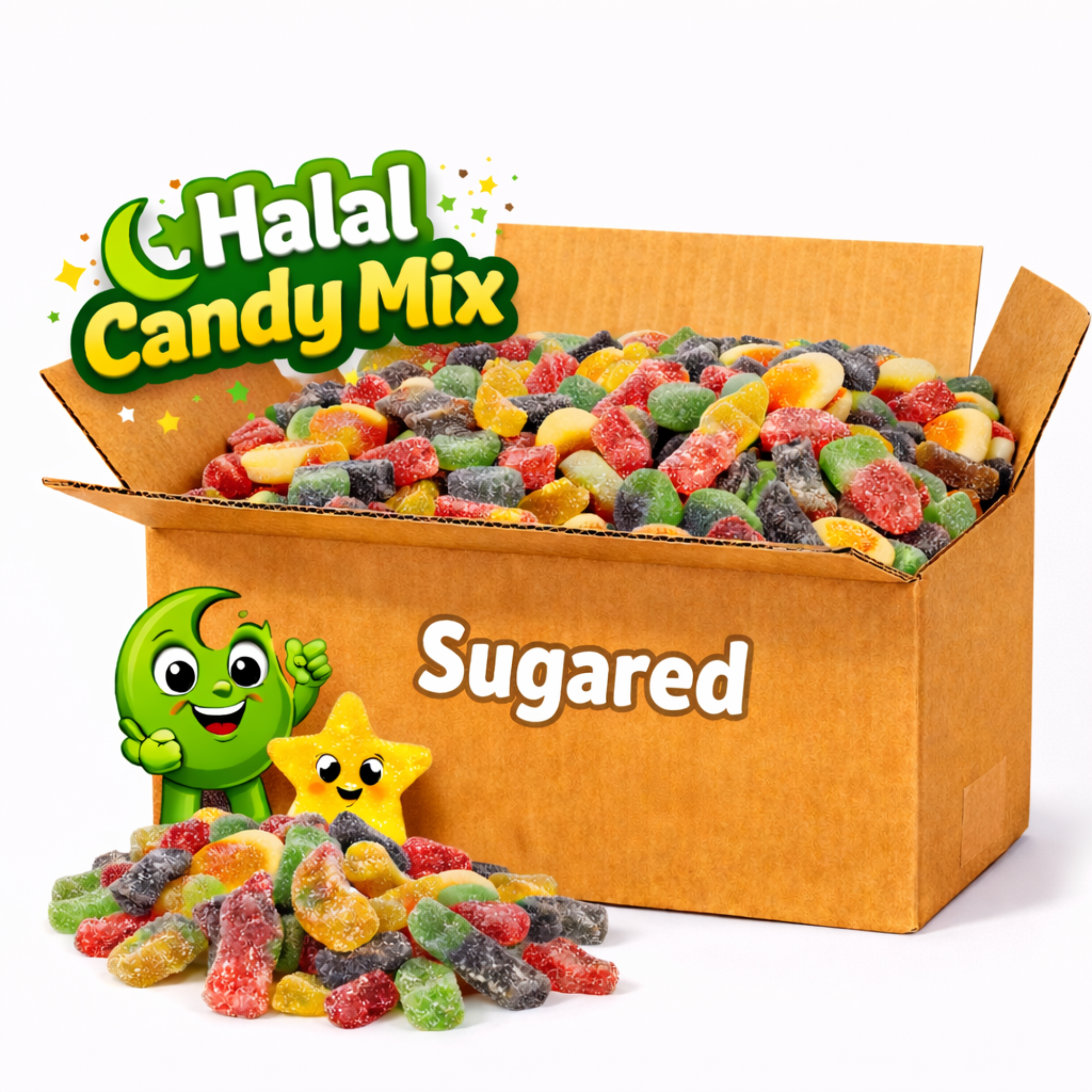 Halal godislåda med sockeröverdrag