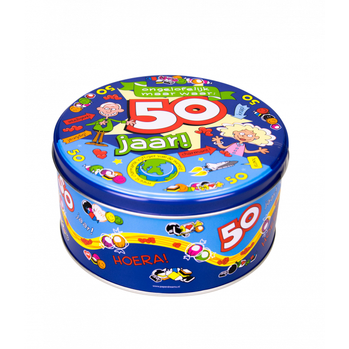 Fylld godisburk 50 år – 500 gram