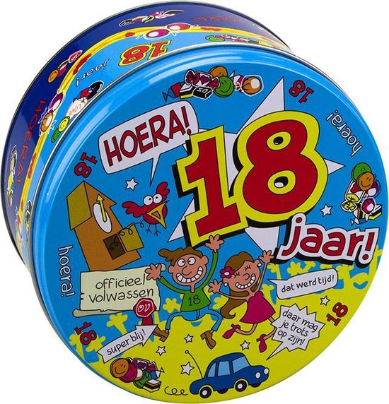 Fylld godisburk 18 år – 500 gram