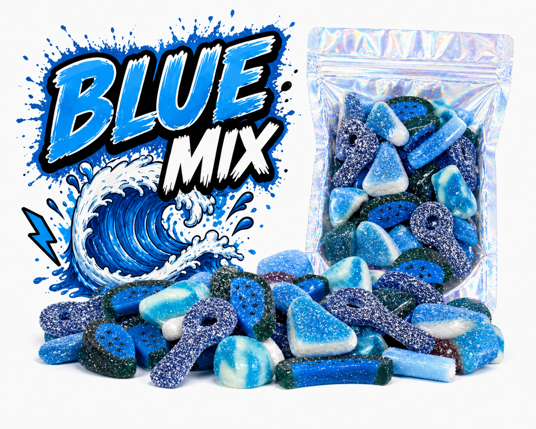 Söt & Sur Blå Mix