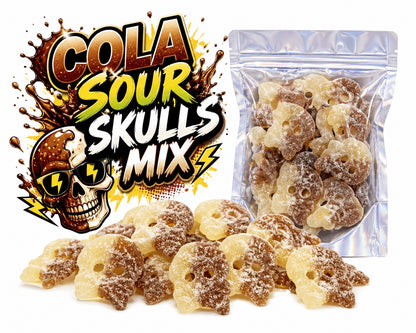 Bubs Cola Sura Skallar 250 gram