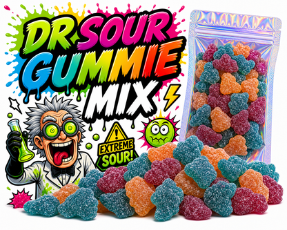 Dr. Sour Pulverbollar Mix