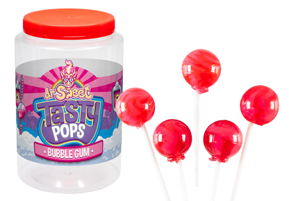 Dr. Sweet Tasty Pop Bubble Gum 70 stuks-1