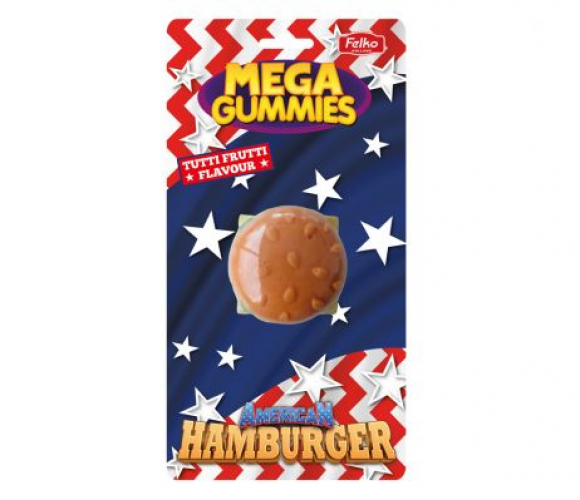 Mega Gummies Amerikansk hamburgare 120 gram