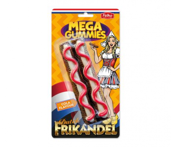 Mega Gummies holländsk frikandel 120 g