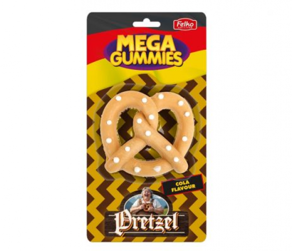 Mega Gummies tysk pretzel 120 gram
