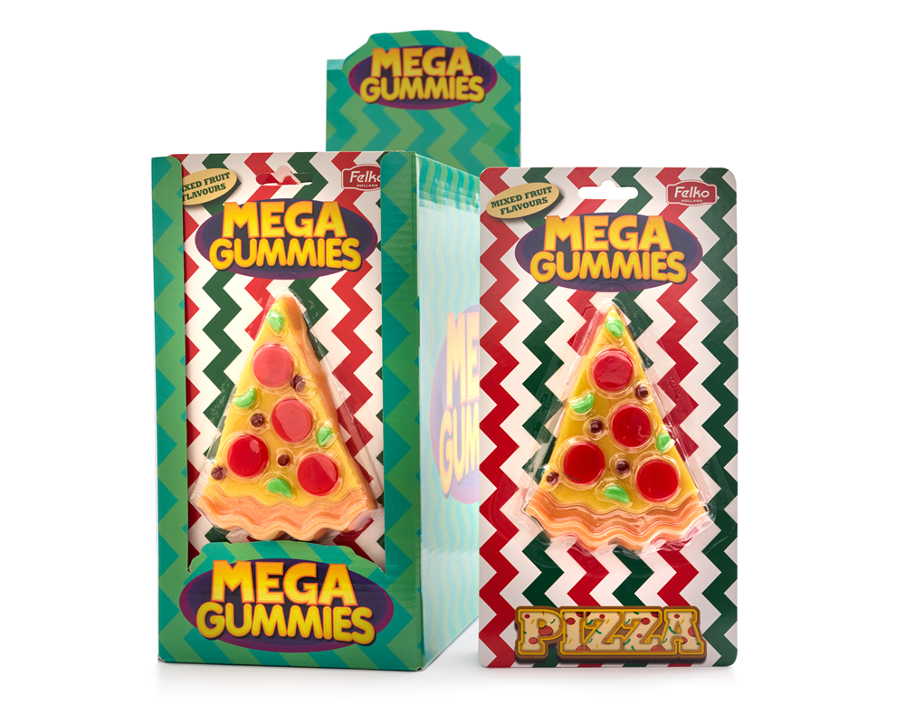 Mega Gummies Pizzabit 120 gram