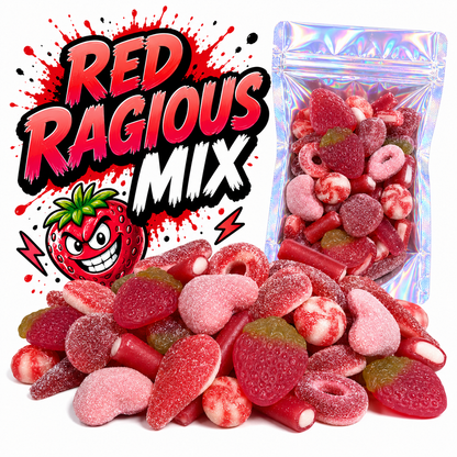 Söt Röd Ragious Mix