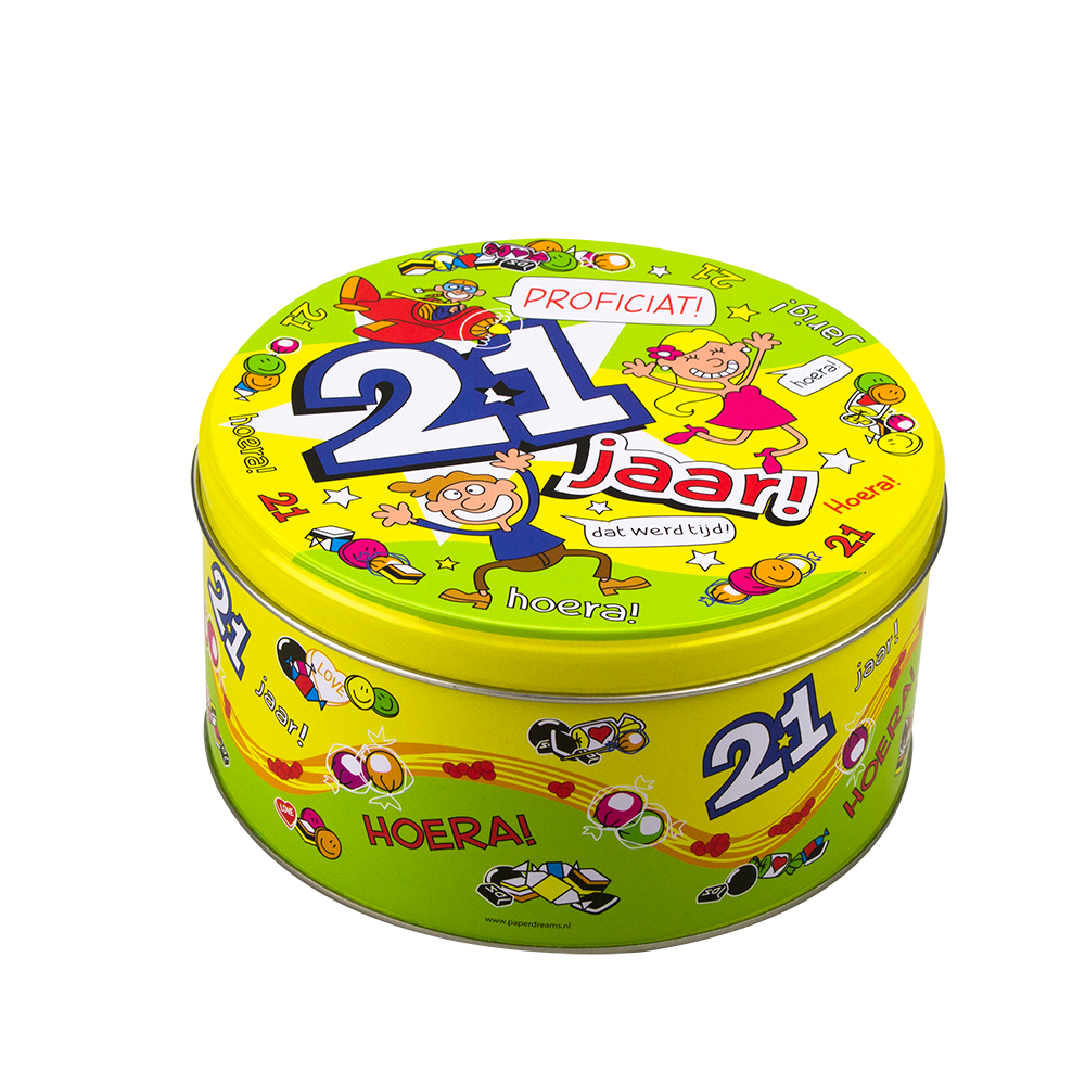 Fylld godisburk 21 år – 500 gram