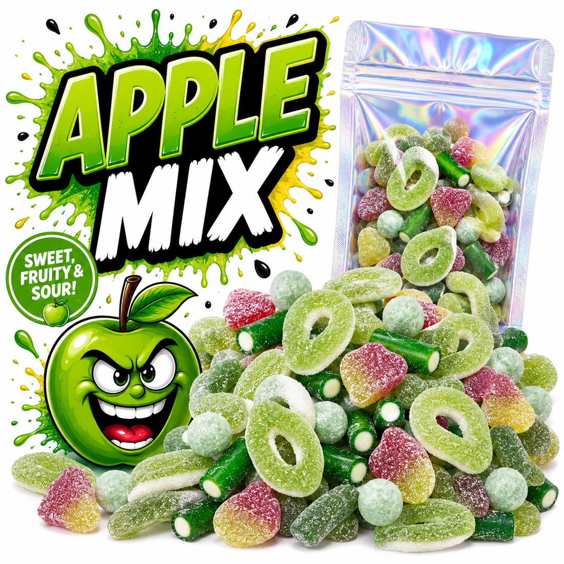Söt &amp; sur äppelmix