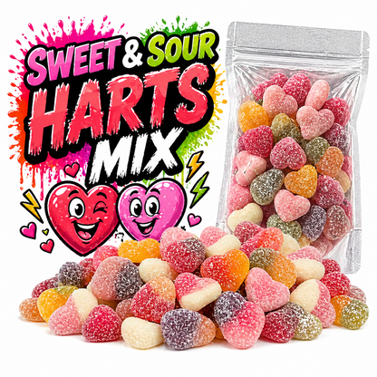 Sött &amp; surt hjärtan Mix