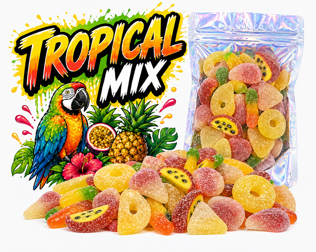 Söt &amp; Sur Tropisk Mix