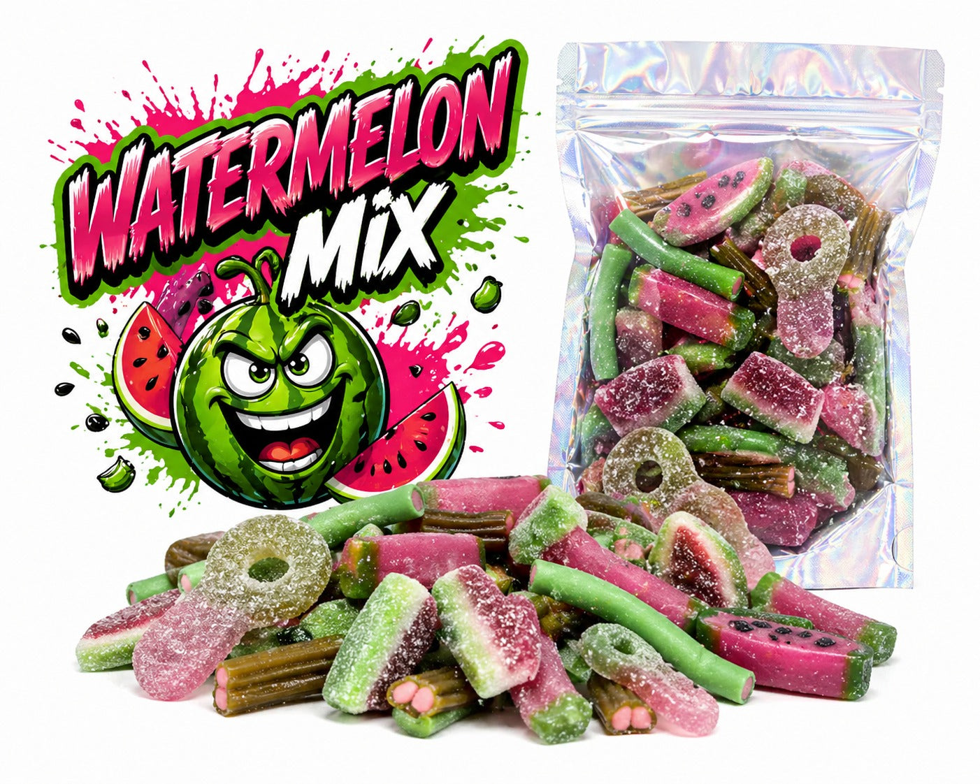 Söt &amp; sur vattenmelon Mix