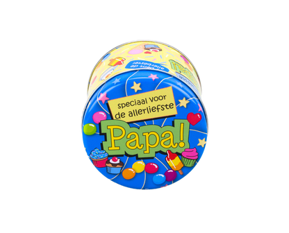 Fyllda godisburkar och pappa – 250 gram